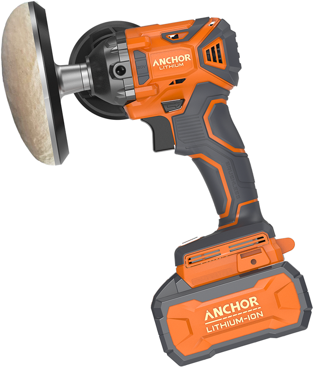 پولیش 6 سرعته 20 ولت 4 آمپر 2 باتری مدل DCP1